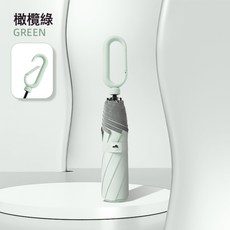 8骨環扣手開雨傘加固加厚男士高端女晴雨兩專用車載摺疊帶反光條