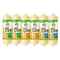 풀무원 두부봉 180g 3종 2개씩 (야채쏙 치즈쏙 해물쏙)