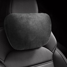 단비가 차량용 목쿠션 운전자선물, 연브라운