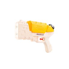天雙噴頭水槍 玩具水槍 兒童玩水玩具 雙噴頭設計 安全材質 戶外戲水, 黃色,400ML-雙頭小水槍, 1個