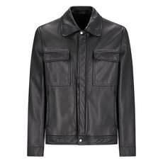 살바토레산토로 플랩 포켓 레더 재킷