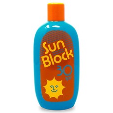 Ban.do 빈티지에서 영감을 받은 선블록 병 꽃병 장식용 세라믹 대형 가정/주방/사무실용 독특한 자외선 차단 장식105514