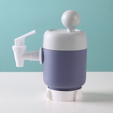 NEW手動加壓抽水器 壓水器 吸水器 抽水神器 瓶裝按壓式桶裝飲水機水桶用, 1個, 紫色