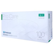 메디컴 프로케어 진료용 라텍스 장갑 100p, 아이보리, 대(L), 1개