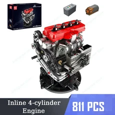 몰드 킹 LSX454 V8 V12 엔진 모터라이즈드 시뮬레이션 모델 전동 블록 테크니컬 자동차 부품 장난감 선물, 21 10235