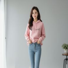 여성 후드티 오버핏 봄.가을.겨울.기모