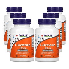 나우푸드 L-시스테인 500mg 100정, 6개