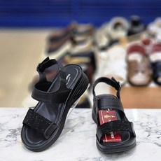 여성 5cm 경량 컴포트 핫픽스 캐주얼 통굽 샌들 3FQ032 780931