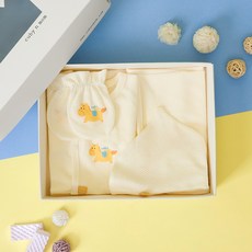 달퐁 큐비앤맘 포니 메쉬 출산선물세트 배냇저고리 손싸개 속싸개 모자 임산부선물