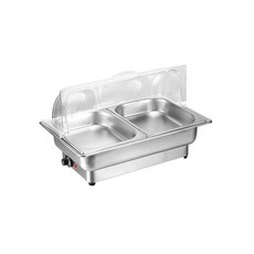 음식워머 전기 뷔페 워머기 조식 호텔 보온 보온기 가열, 19. 투명 깊은 단일 수납/13.5L