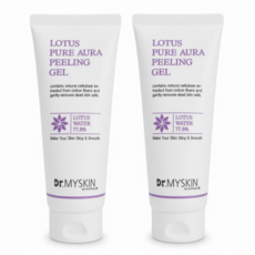 (1+1)로터스 아우라 필링젤/각질제거제/얼굴각질제거/피지/자극테스트완료/추가 컨슈머리포트, 110ml, 2개