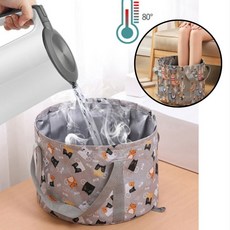 족욕통 접이식족욕기 발족욕기 추천 생신선물 세차통, 1개, 알파카 핑크 대형(1062-3)