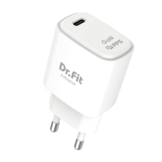 닥터핏 GaN 25W 초고속 C타입 충전기 PPS PD, 1개, 화이트 1개, 화이트