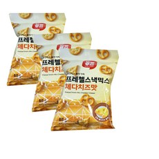오늘좋은 프레첼스낵믹스 체다치즈맛, 3개, 65g