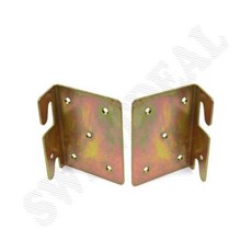 침대철물 105mm 천연색 좌 우 침대연결 보강철물, 상세페이지 참조, 8806379292853_좌 천연색 개당