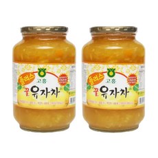 고흥 유자차 1kg 2개세트 두원농협 플러스 꿀 유자청, 1개