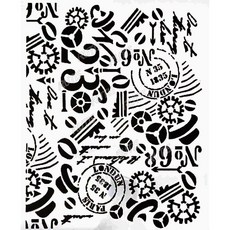 ST-DOT-0119型染版 蝶古巴特DIY簍空模板 塗鴉模版 繪畫模版, 1個, DOT-0119