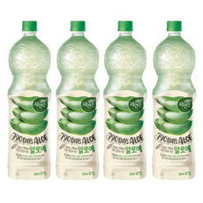 웅진 자연은 알로에, 4개, 1.5L