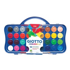지오토 아쿠아렐리니 고체형 수채물감 세트 36색, 단품
