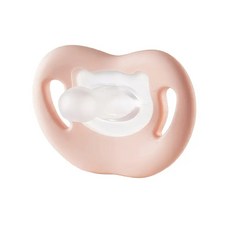 코지베베 우리아가 안심 올실리콘 쪽쪽이 노리개 젖꼭지, 핑크, 1개
