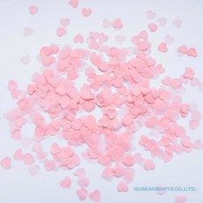 DIY 프로세스 하트 모양 종이 환경 보호 꽃 꽃잎 웨딩 파티 장식 흩어진 색종이 1500 개/팩, Heart Paper Confetti, HC01 Light Pink