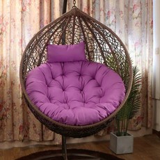 흔들의자쿠션 라탄 안락 등박이 방석 시트 리클라이너 쿠션 의자 체어 쇼파, 1개, I. 제비꽃