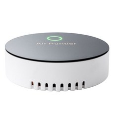 스마트 자동차 공기 청정기 산소 필터 제거기 USB 연결식 정화 발생기, 하얀색