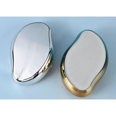 肥婆奶奶 奈米玻璃脫毛器 除毛器 物理脫毛 無痛 納米脫毛儀 刮毛刀, 三合一除死皮磨毛器-電鍍銀色