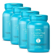 지엔씨 토탈 린 L-카르니틴 1000mg GNC L-Carnitine, 4개