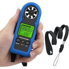휴대용 풍속계 공기 유속 cfm 측정 장치용 미니 디지털 HVAC 야외 항해 촬영 드론 비행 816B용 테스트, Handheld