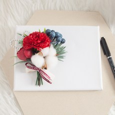 카네이션 조화 액자 목화 set 15cm 2컬러 꽃 어버이날 스승의날 벽 장식 벽걸이 감사 선물 행사, 핑크, 1개