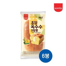 삼립 초당 옥수수크림빵 100g*6봉, 100g, 6개