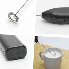 녕쭈 우유거품기 블랙 자동거품기