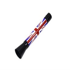 [모터스파이] 미니쿠퍼 호환 차량용 안테나 레이 모닝 튜닝안테나 전차종공용, 안테나 유니온잭 (숏)