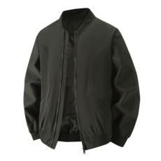 棒球領休閒運動外套 男士春秋季長款運動夾克 - 保暖潮流外套