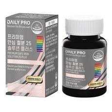 데일리프로 프리미엄 안심 철분 25 솔루션 플러스, 1개, 60정, 60정