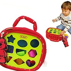 엔케이디 모양끼우기 도형놀이가방