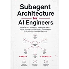 (영문도서)Subagent Architecture for AI Engineers: Master Agent Delegation Supervisor Agen... Paperback, Independently Published, English, 9798196695889