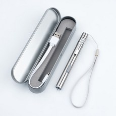 爆款下殺 照蛋燈led手電筒照蛋器驗蛋器冷光可充電式強光檢驗鷄鴨鵝通用驗蛋器 GMNH, 禮盒裝不銹鋼USB充電迷你照蛋器, 1個