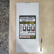 OGK 置竿架 16支竿用 OG708 (紅色/藍色/橘色), 紅