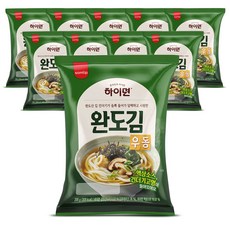 삼립 하이면 완도김우동 205g x 10봉, 10개