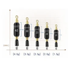10 개/몫 튼튼한 워터 드롭 싱커 1.5g4g 낚시 경고 소형 무게 스케일 태클 액세서리로 빠르고 부드럽게, 10Pcs 2.5g