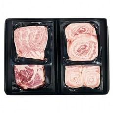 이베리코 돼지고기 선물세트 800g 눈꽃살 목살 항정살, 1개, 1g