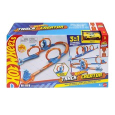 ECLATIS Hot WHEELS 힐 장난감 스마트 자동 시스템차 트랙 세트 트리플 루프 팩 및 1:64 스케일 차량 3개의 루프가 있는 빌딩 부품 스피드 스냅 어댑터 2, ECLATIS Hot WHEELS 힐 장난감 스마트 자