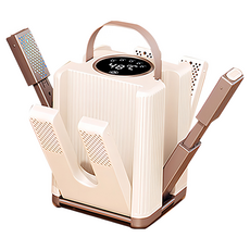 TRADER 六臂烘鞋機 恆溫速乾 可伸縮出風口 智能定時 靜音運行 360度循環熱風, 白