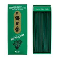 모닝 스타 시더우드 200개 스틱 Morning Star Cedarwood 200 Sticks, 1g, 1개