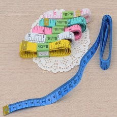 뚱이네 잡화점 칼라줄자 150cm 가정용줄자, 1개