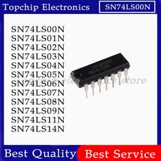 호환 10pcs SN74LS00 SN74LS01 SN74LS02 SN74LS03 SN74LS04 SN74LS05 SN74LS06 SN74LS07 SN74LS08 SN74LS09, 02 SN74LS02N