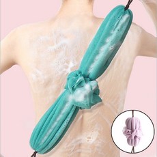 늘어나는 바디 샤워 타올 고급 거품 목욕 타월 퍼플, 1개
