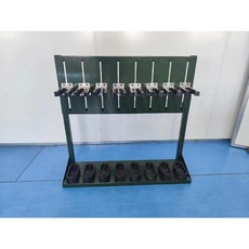 장난감총 거치대 서바이벌 장난감 스탠드 받침대 게임장 전시 보관대 총기정리 진열대, 그린 8/75x80x25cm, 1개